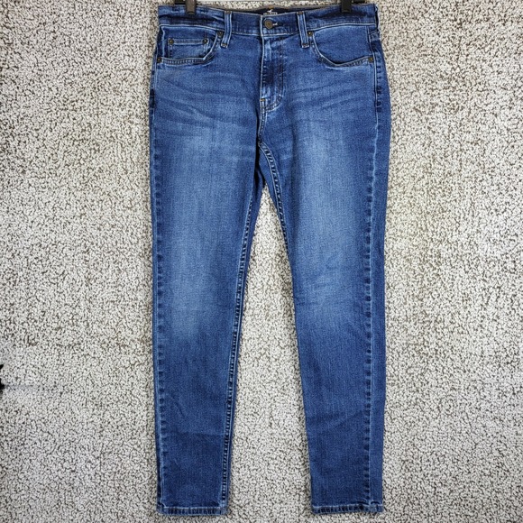 Hollister California Epic Flex Skinny Jeans Mens W31 L32 Fits 31x30 Blue Denim - Picture 1 of 9